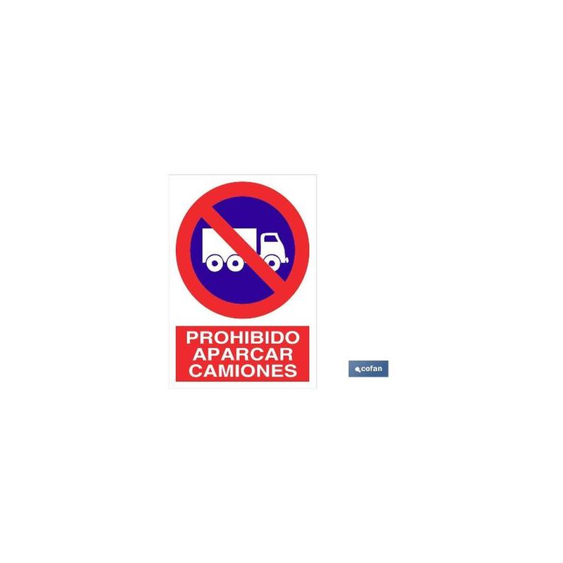 Plimpo Señal Adhesiva 210X148Mm Prohibido Aparcar Camiones Barato