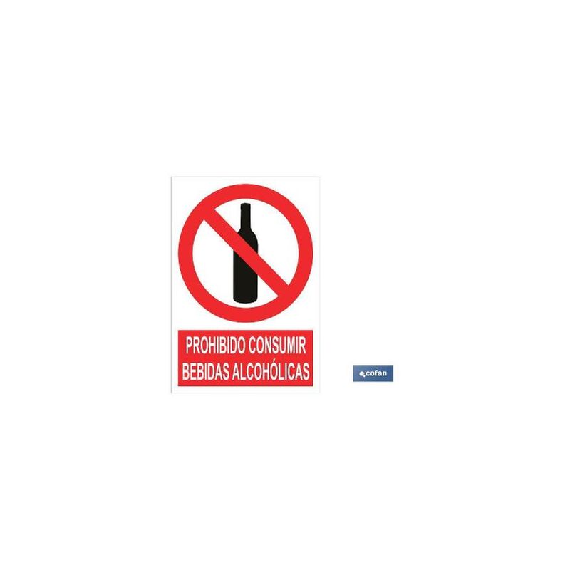 Plimpo Señal Adhesiva 210X148Mm Prohibido Consumir Bebidas Alcohólicas Barato