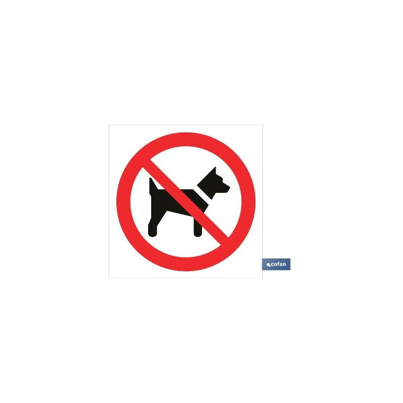 Plimpo Señal Adhesiva 210X210Mm Prohibido Perros Barato