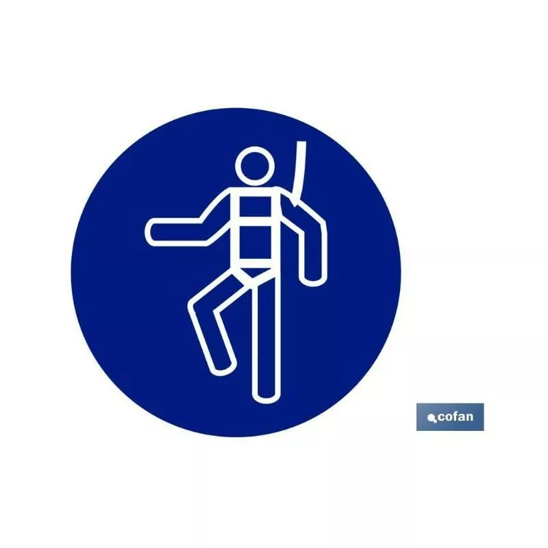 Plimpo Señal Adhesivo 105X105Mm. Señal Uso Obligatorio De Arnés De Seguridad Sin Texto En Oferta Plimpo Señal Adhesivo 105X105Mm. Señal Uso Obligatorio De Arnés De Seguridad Sin Texto Barato