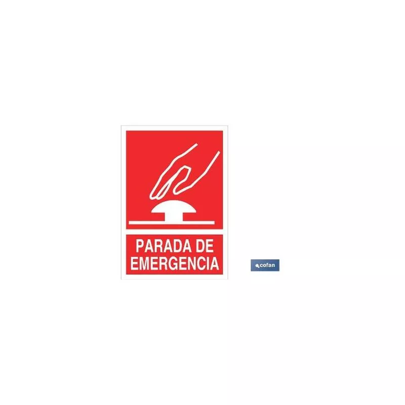 Plimpo Señal Adhesivo 148X105Mm. Parada De Emergencia Pictograma + Texto En Oferta Plimpo Señal Adhesivo 148X105Mm. Parada De Emergencia Pictograma + Texto Barato