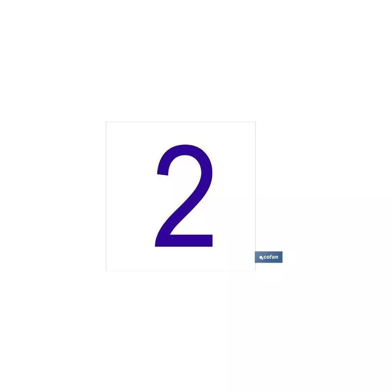 Plimpo Señal Glasspack Adhesiva 62X62Mm. 2 Número En Glasspack En Oferta Plimpo Señal Glasspack Adhesiva 62X62Mm. 2 Número En Glasspack Barato