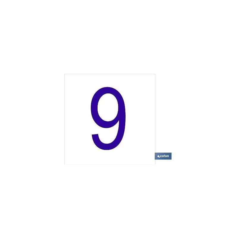 Plimpo Señal Glasspack Adhesiva 62X62Mm. 9 Número En Glasspack En Oferta Plimpo Señal Glasspack Adhesiva 62X62Mm. 9 Número En Glasspack Barato