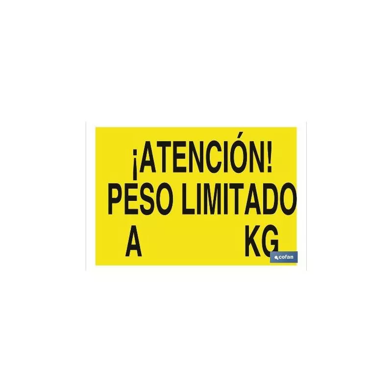 Plimpo Señal Poliestireno 297X210 Mm Atención Peso Limitado A...............kg En Oferta Plimpo Señal Poliestireno 297X210 Mm Atención Peso Limitado A...............kg Barato
