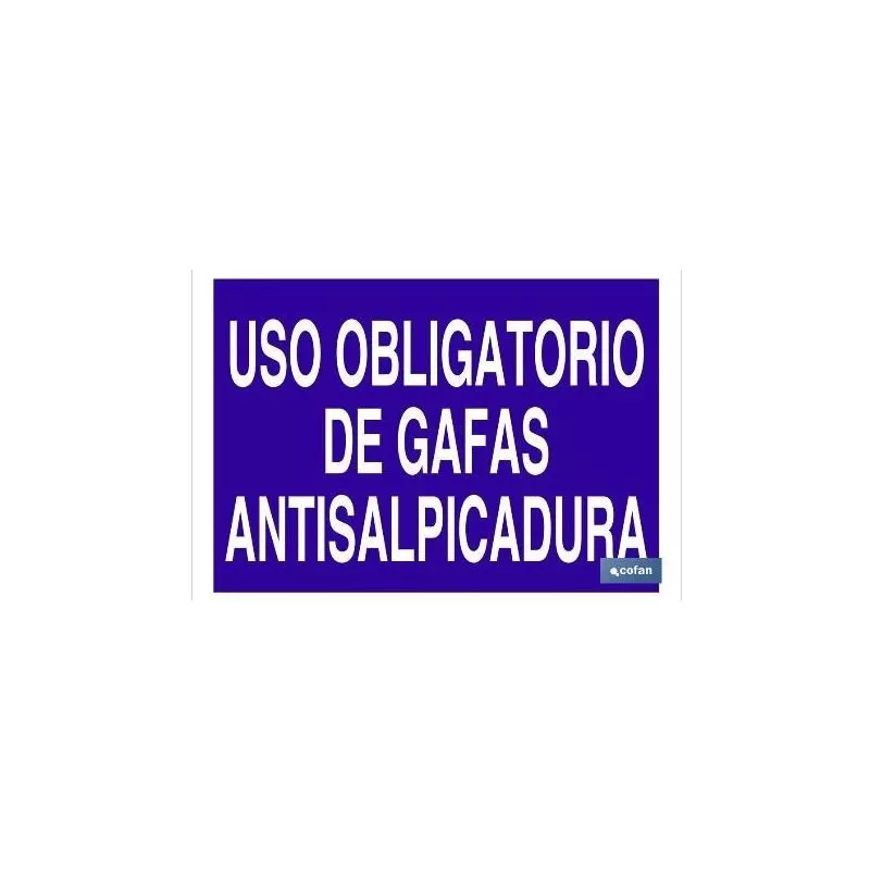 Plimpo Señal Poliestireno 420X297 Uso Obligatorio De Gafas Antisalpicadura En Oferta Plimpo Señal Poliestireno 420X297 Uso Obligatorio De Gafas Antisalpicadura Barato