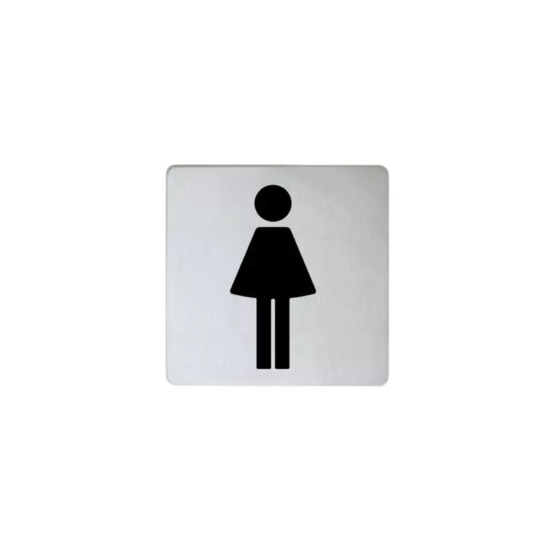Pictograma Damas de acero inoxidable barato