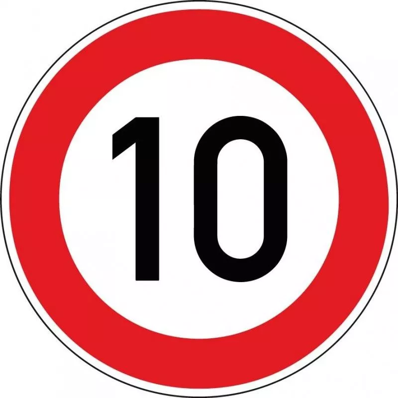 Placa Vkz.274-10 Círculo 600Mm 10 Km/H En Oferta Placa Vkz.274-10 Círculo 600Mm 10 Km/H Barato