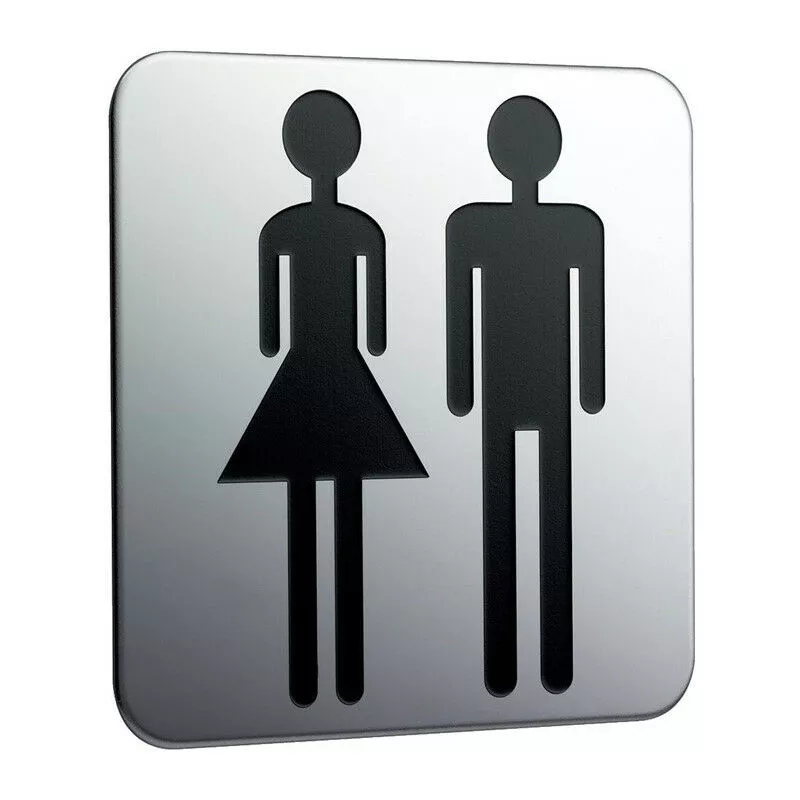 Placa de puerta para pegar