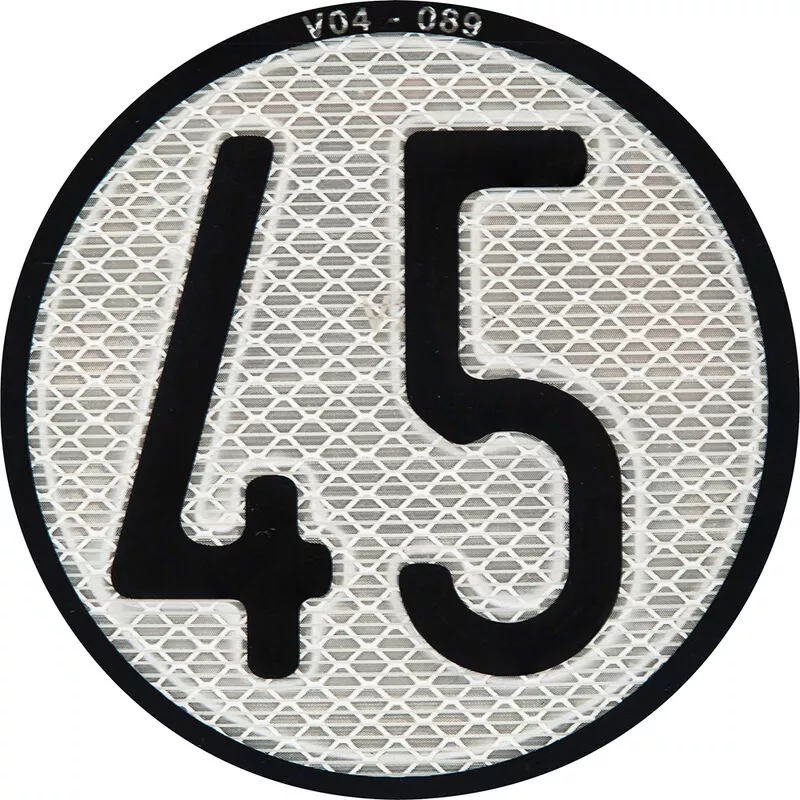 Placa Metalica Quad Limite 45 Km/H Homolagada Atv Reflectante En Oferta Placa Metalica Quad Limite 45 Km/H Homolagada Atv Reflectante Barato