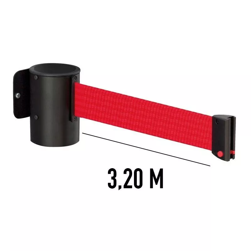 Poste Mural Cinta 3,2 Metros Extensible Retráctil En Oferta Poste Mural Cinta 3