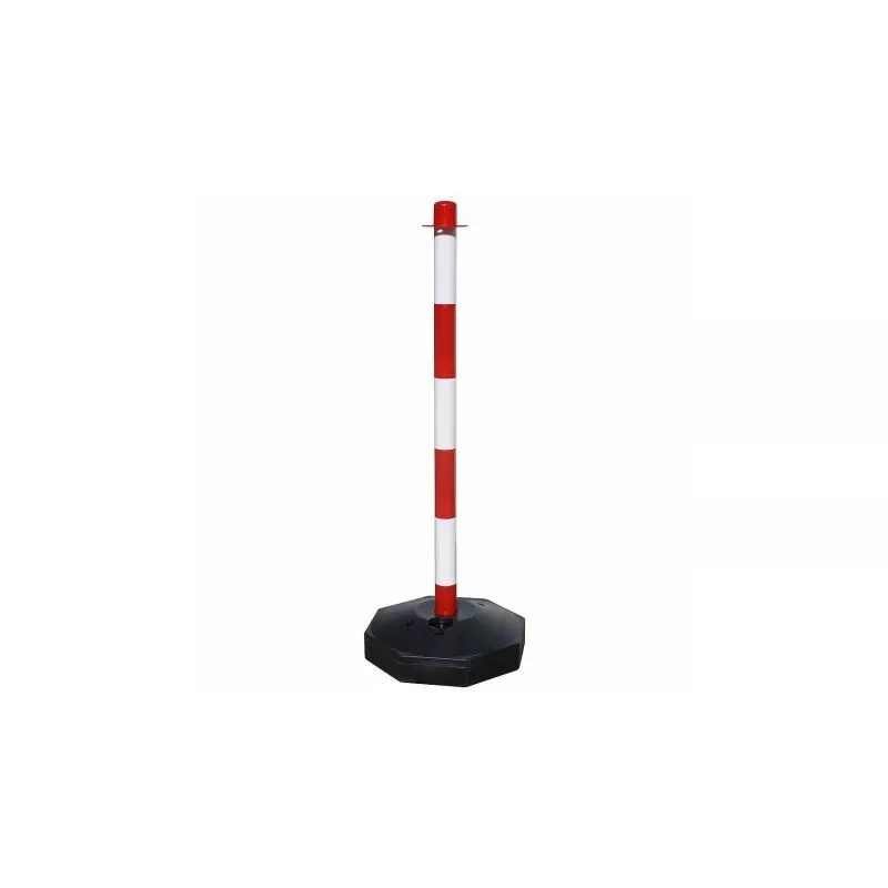 Poste Para Cadena Plastico 90 Cm. Con Base En Oferta Poste Para Cadena Plastico 90 Cm. Con Base Barato