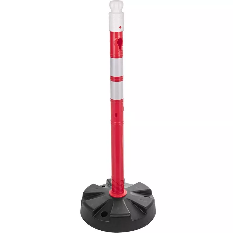 Primematik - Poste Separador De Cadena Para Gestión De Colas 35 X 105 Cm Blanco Rojo En Oferta Primematik - Poste Separador De Cadena Para Gestión De Colas 35 X 105 Cm Blanco Rojo Barato