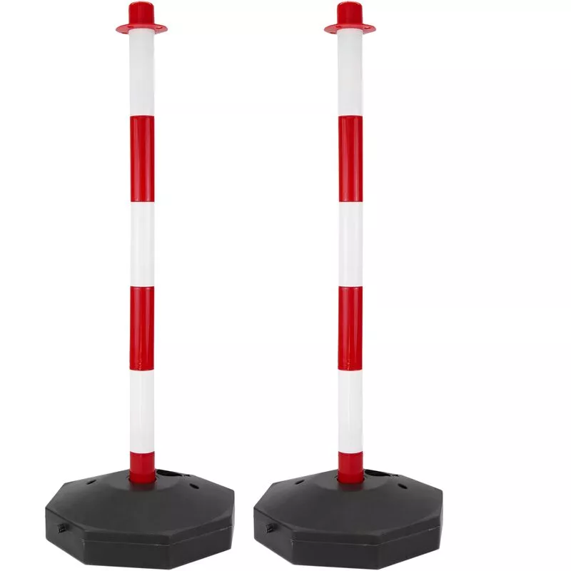 Primematik - Poste Separador De Cadena Para Gestión De Colas 31X91 Cm Blanco Rojo 2 Unidades En Oferta Primematik - Poste Separador De Cadena Para Gestión De Colas 31X91 Cm Blanco Rojo 2 Unidades Barato