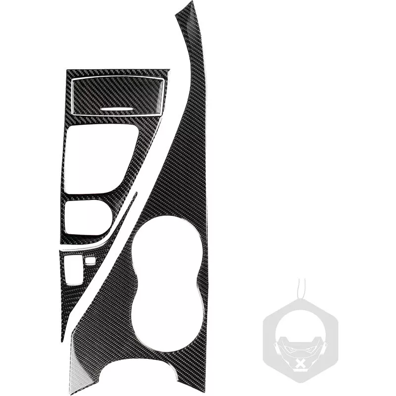 Reemplazo de pegatinas de cambio de marchas automotrices de fibra de carbono para accesorios Infiniti Q50 Q60 QX50 QX60 barato