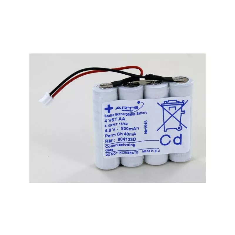 Saft 4.8V 800Mah Batería De Bloques Autonomos De Alumbrado De Seguridad (Baas) 804133 Aa 4Vst En Oferta Saft 4.8V 800Mah Batería De Bloques Autonomos De Alumbrado De Seguridad (Baas) 804133 Aa 4Vst Barato