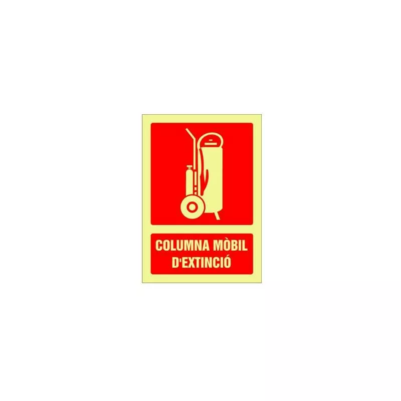 SYS - Senyal d'advert�ncia de columna m�bil d'extinci� barato