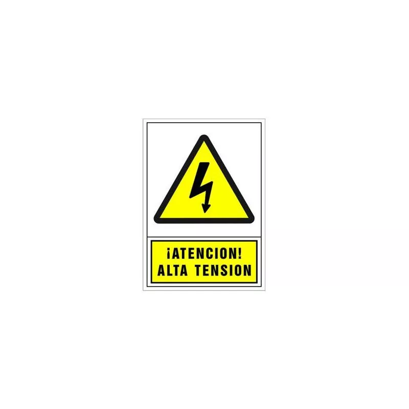 Se�al advertencia atenci�n alta tensi�n barato