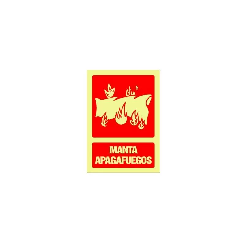 Se�al peque�a manta apagafuegos barato