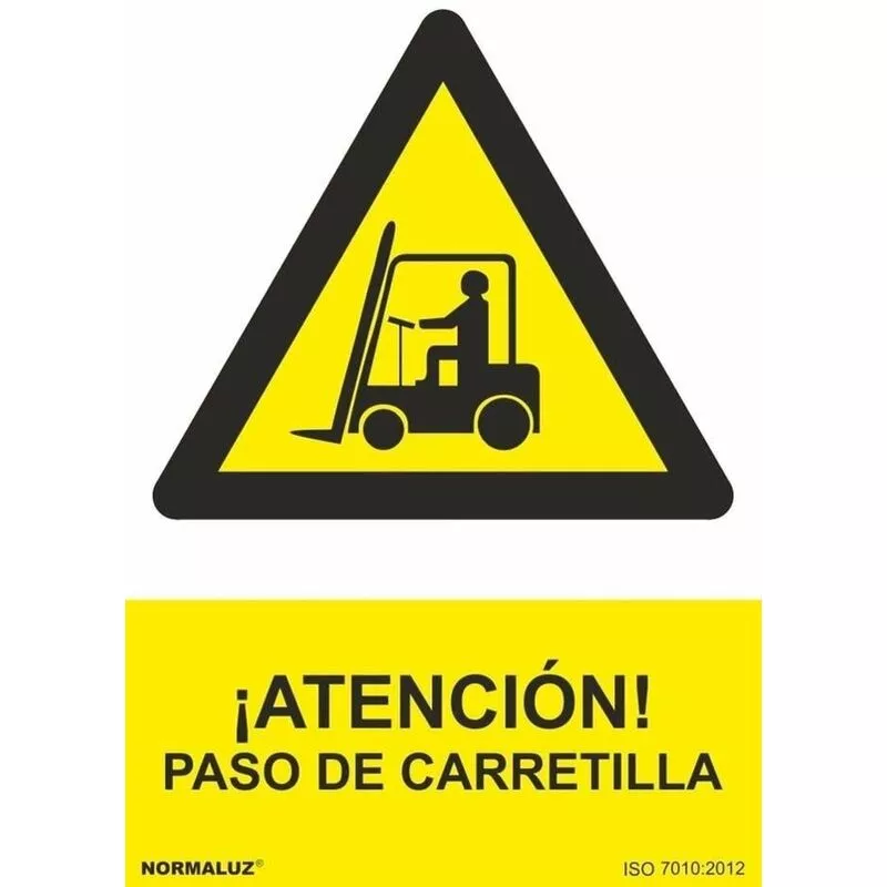 Señal ¡Atención! Paso De Carretilla Con Tintas Uv | Aluminio 0'5 Mm - 300 X 400 Mm En Oferta Señal ¡Atención! Paso De Carretilla Con Tintas Uv | Aluminio 0'5 Mm - 300 X 400 Mm Barato
