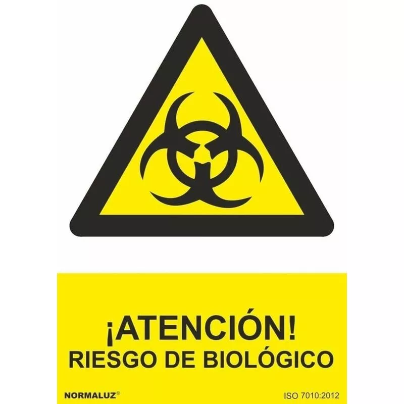 Señal ¡Atención! Riesgo Biológico Con Tintas Uv | 300 X 400 Mm - Pvc Glasspack 0'7 Mm En Oferta Señal ¡Atención! Riesgo Biológico Con Tintas Uv | 300 X 400 Mm - Pvc Glasspack 0'7 Mm Barato