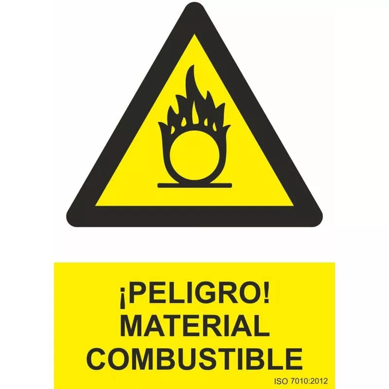 Señal ¡Peligro! Material Combustible Con Tintas Uv | 300 X 400 Mm - Pvc Glasspack 0'7 Mm En Oferta Señal ¡Peligro! Material Combustible Con Tintas Uv | 300 X 400 Mm - Pvc Glasspack 0'7 Mm Barato