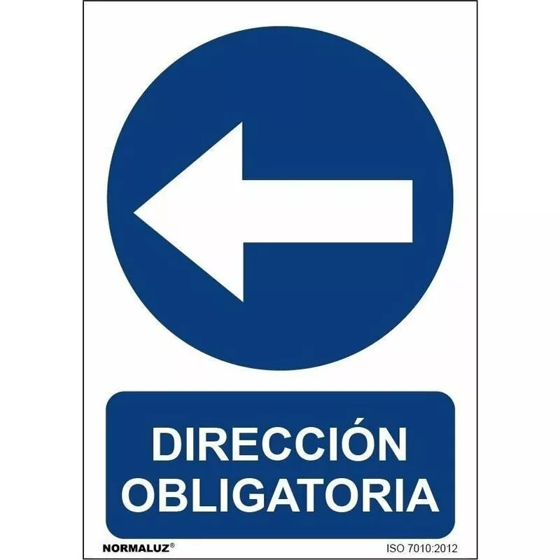 Señal Dirección Obligatoria (Izquierda) Con Tintas Uv | 200 X 300 Mm - Adhesivos De Vinilo En Oferta Señal Dirección Obligatoria (Izquierda) Con Tintas Uv | 200 X 300 Mm - Adhesivos De Vinilo Barato