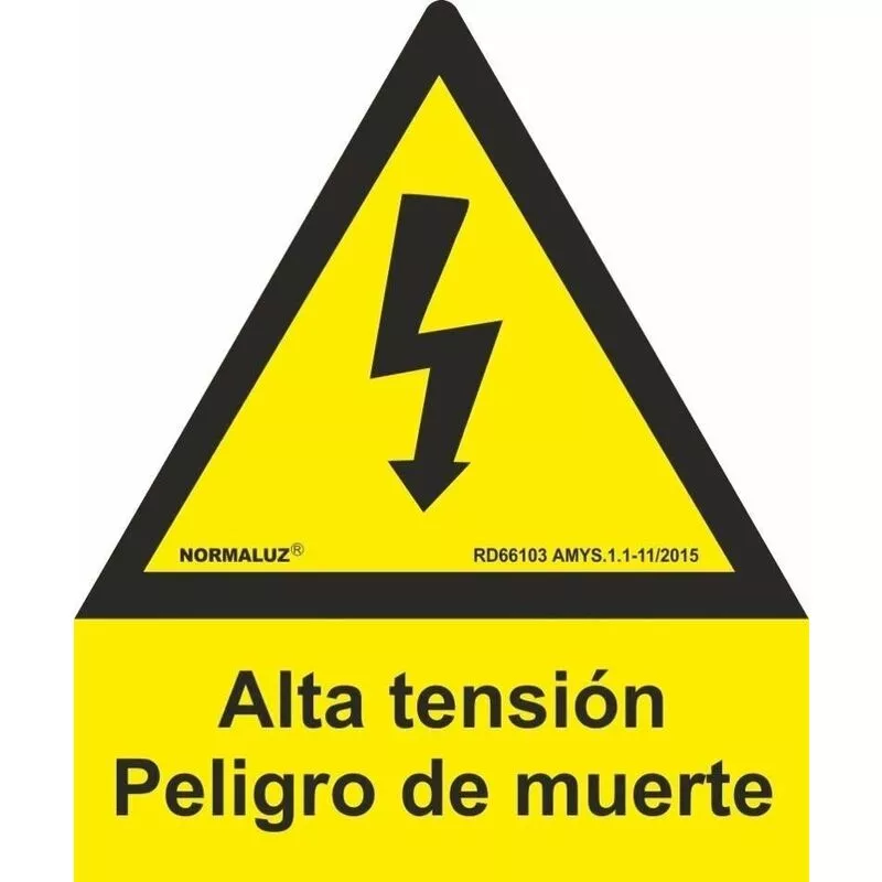 Señal Eléctrica Pentágono Alta Tensión Peligro De Muerte | Adhesivos De Vinilo - Lado 210 Mm En Oferta Señal Eléctrica Pentágono Alta Tensión Peligro De Muerte | Adhesivos De Vinilo - Lado 210 Mm Barato