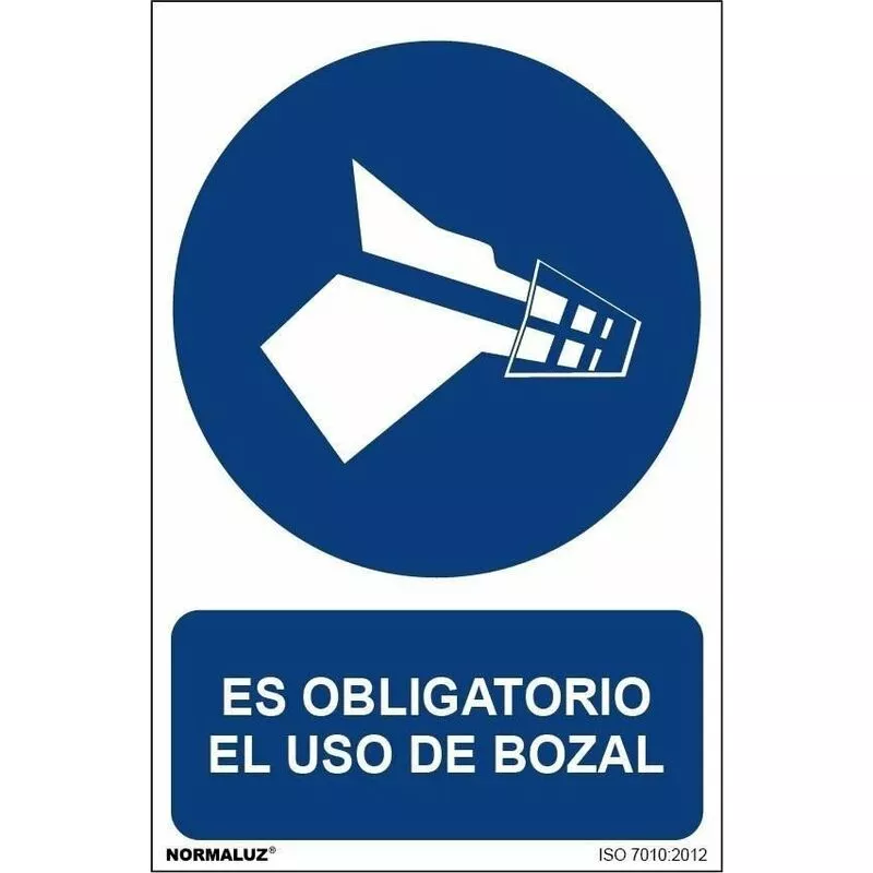 Señal Es Obligatorio El Uso De Bozal Con Tintas Uv | 300 X 400 Mm - Pvc Glasspack 0'7 Mm En Oferta Señal Es Obligatorio El Uso De Bozal Con Tintas Uv | 300 X 400 Mm - Pvc Glasspack 0'7 Mm Barato