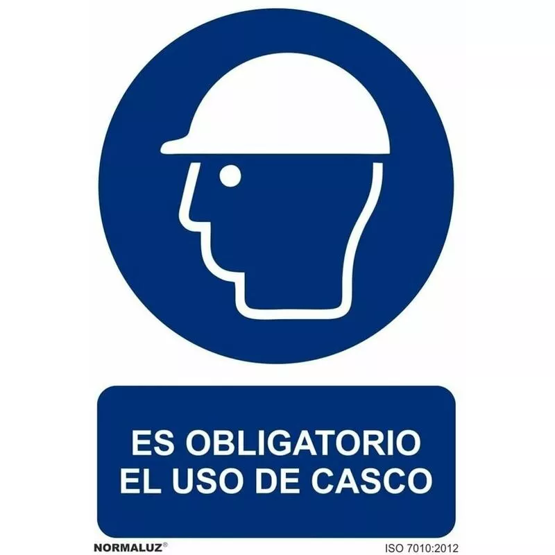 Señal Es Obligatorio El Uso De Casco Con Tintas Uv | Adhesivos De Vinilo - 100 X 150 Mm En Oferta Señal Es Obligatorio El Uso De Casco Con Tintas Uv | Adhesivos De Vinilo - 100 X 150 Mm Barato