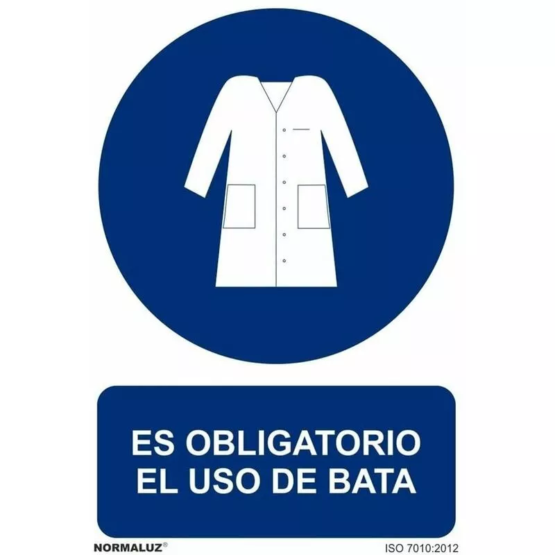 Señal Es Obligatorio El Uso De La Bata Con Tintas Uv | Adhesivos De Vinilo - 150 X 200 Mm En Oferta Señal Es Obligatorio El Uso De La Bata Con Tintas Uv | Adhesivos De Vinilo - 150 X 200 Mm Barato