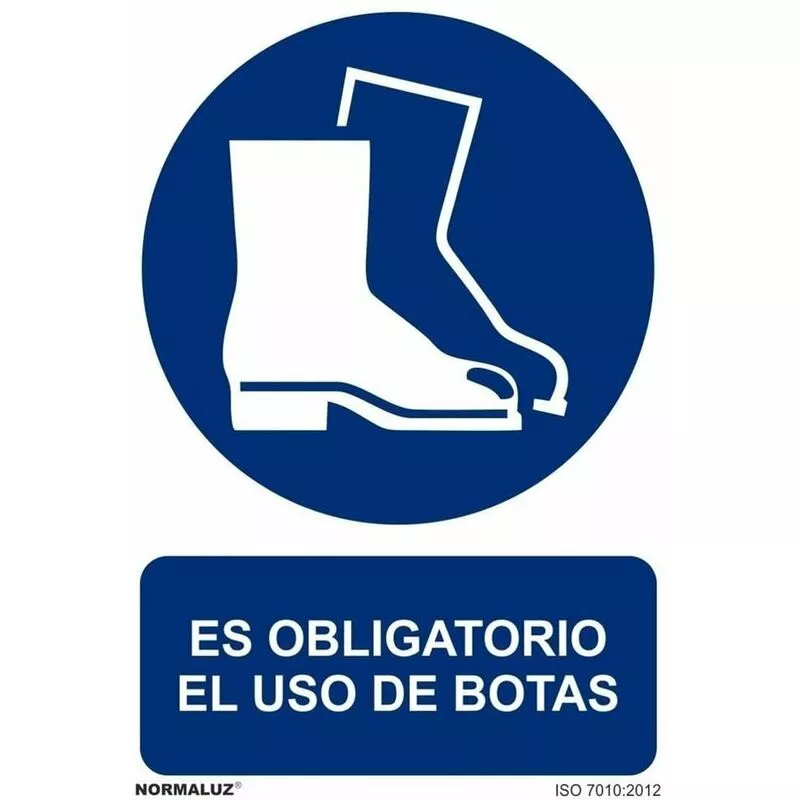 Señal Es Obligatorio El Uso De Las Botas Con Tintas Uv | Adhesivos De Vinilo - 100 X 150 Mm En Oferta Señal Es Obligatorio El Uso De Las Botas Con Tintas Uv | Adhesivos De Vinilo - 100 X 150 Mm Barato