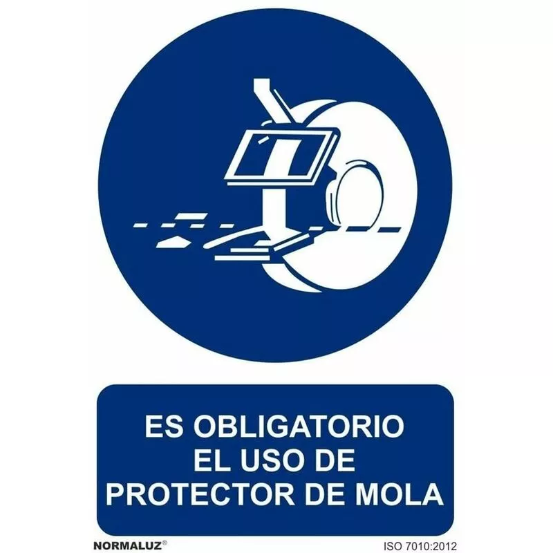 Señal Es Obligatorio El Uso De Protector De Mola Con Tintas Uv | Aluminio 0'5 Mm - 300 X 400 Mm En Oferta Señal Es Obligatorio El Uso De Protector De Mola Con Tintas Uv | Aluminio 0'5 Mm - 300 X 400 Mm Barato