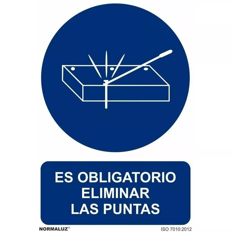 Señal Es Obligatorio Eliminar Las Puntas Con Tintas Uv | 300 X 400 Mm - Pvc Glasspack 0'7 Mm En Oferta Señal Es Obligatorio Eliminar Las Puntas Con Tintas Uv | 300 X 400 Mm - Pvc Glasspack 0'7 Mm Barato