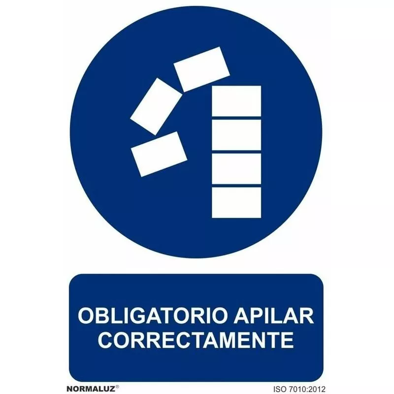 Señal Obligatorio Apilar Correctamente Con Tintas Uv | 210 X 300 Mm - Pvc Glasspack 0'7 Mm En Oferta Señal Obligatorio Apilar Correctamente Con Tintas Uv | 210 X 300 Mm - Pvc Glasspack 0'7 Mm Barato