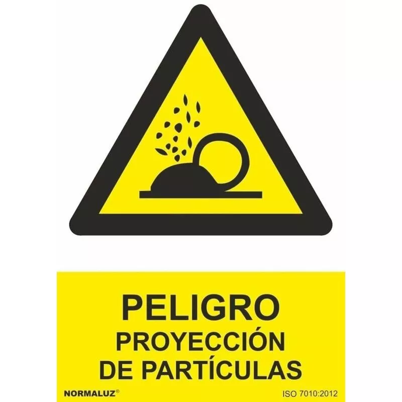Señal Peligro Proyección De Partículas Con Tintas Uv Rd30026 | Aluminio 0'5 Mm - 300 X 400 Mm En Oferta Señal Peligro Proyección De Partículas Con Tintas Uv Rd30026 | Aluminio 0'5 Mm - 300 X 400 Mm Barato