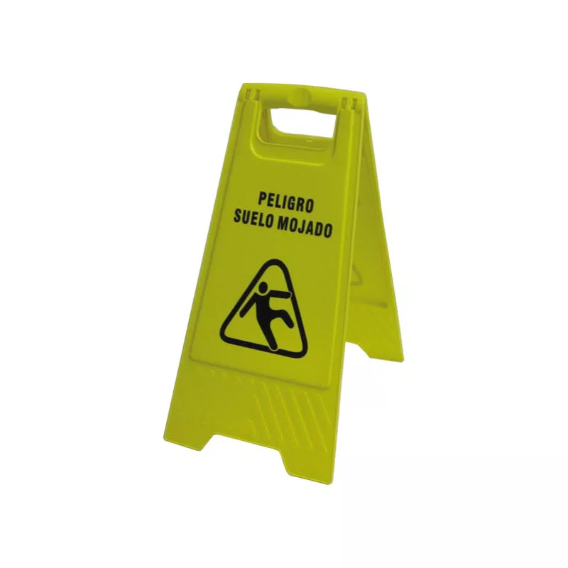 Señal Plegable suelo mojado 62x30x21 cm barato