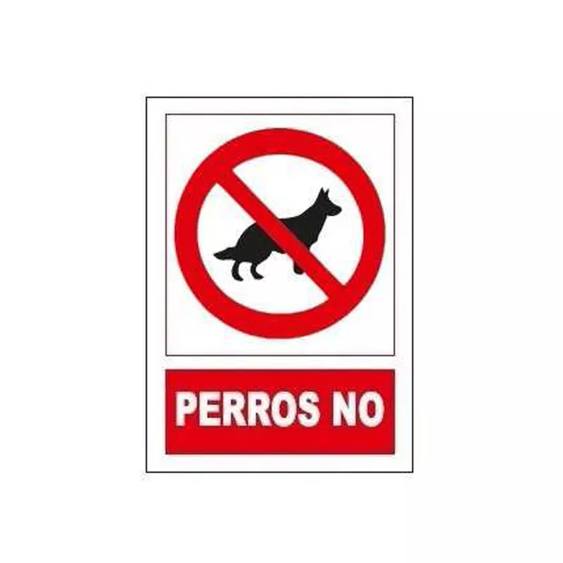 Señal Prohibido Perros No Sp864 barato