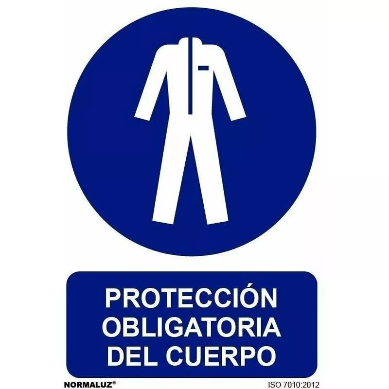 Señal Protección Obligatoria Del Cuerpo Con Tintas Uv | 210 X 300 Mm - Aluminio 0'5 Mm En Oferta Señal Protección Obligatoria Del Cuerpo Con Tintas Uv | 210 X 300 Mm - Aluminio 0'5 Mm Barato