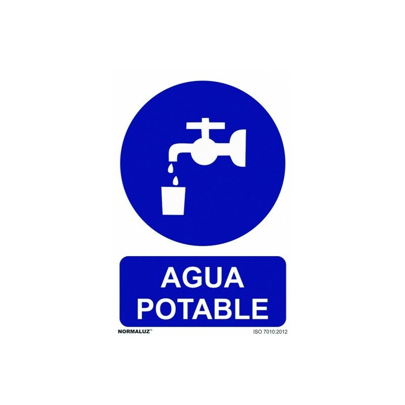 Señal Pvc 21X30 Agua Potable Barato