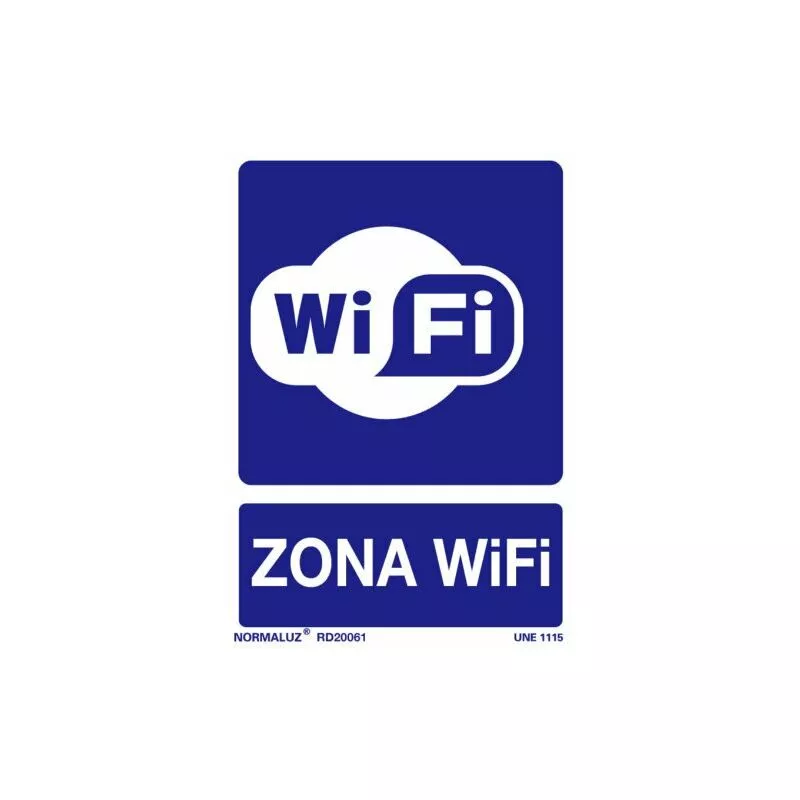 Señal Pvc Zona Wifi 21X30 Cm En Oferta Señal Pvc Zona Wifi 21X30 Cm Barato