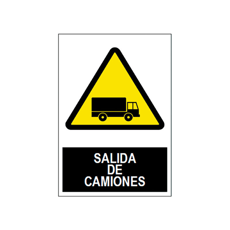 Señal Salida Camiones Sa1041 40X30 Barato