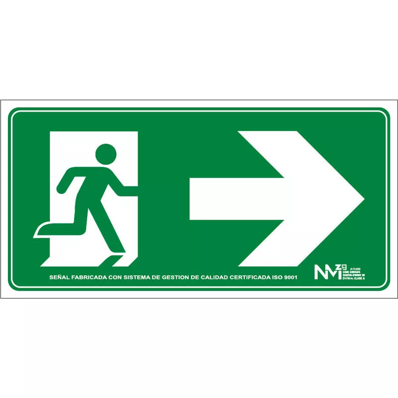 Señal Salida Puerta Derecha (Solo Pictograma) Luminiscente | Aluminio 0'5 Mm - 320 X 160 Mm En Oferta Señal Salida Puerta Derecha (Solo Pictograma) Luminiscente | Aluminio 0'5 Mm - 320 X 160 Mm Barato