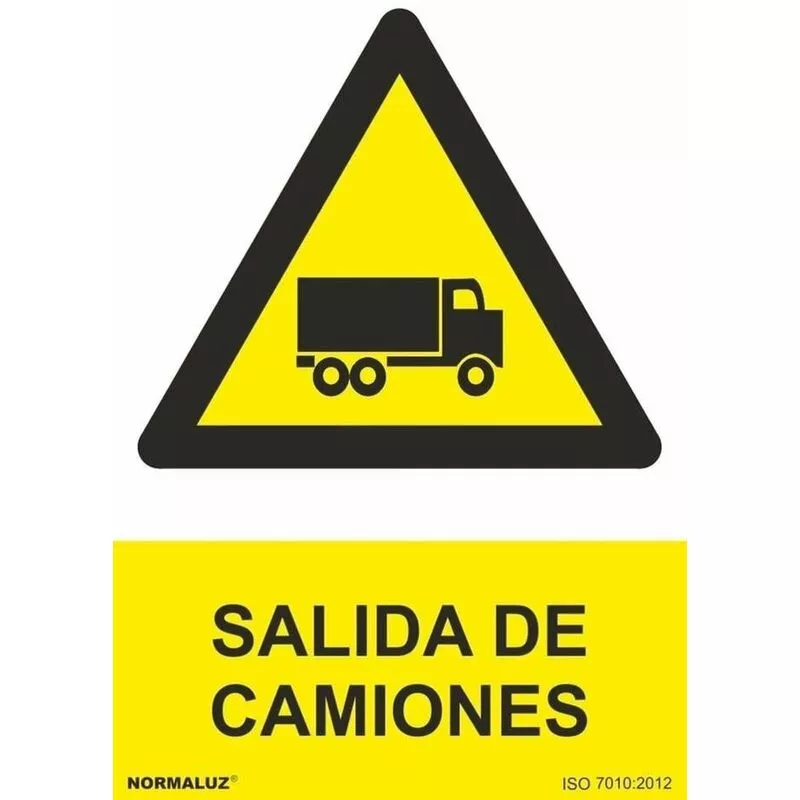 Señal Salida De Camiones Con Tintas Uv | Adhesivos De Vinilo - 100 X 150 Mm En Oferta Señal Salida De Camiones Con Tintas Uv | Adhesivos De Vinilo - 100 X 150 Mm Barato