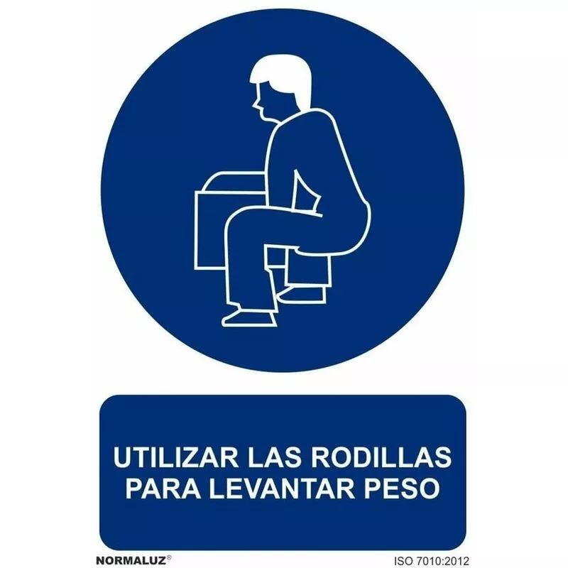 Señal Utilizar Las Rodillas Para Levantar Peso Con Tintas Uv | 200 X 300 Mm - Adhesivos De Vinilo En Oferta Señal Utilizar Las Rodillas Para Levantar Peso Con Tintas Uv | 200 X 300 Mm - Adhesivos De Vinilo Barato