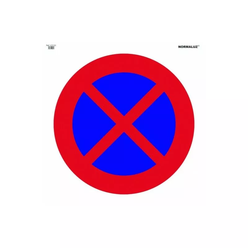 Señal Vial Bolsa Textil 700X700Mm Proh Parar/Estacion V11122 barato