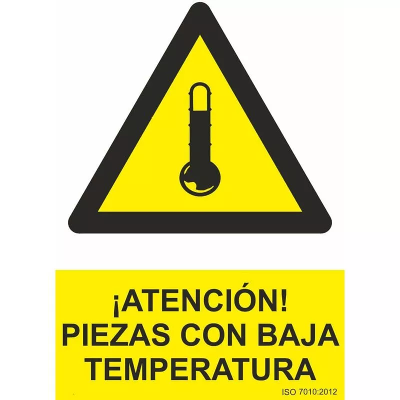 Señal ¡Atención! Piezas Con Baja Temperatura Con Tintas Uv | 210 X 300 Mm - Pvc Glasspack 0'7 Mm En Oferta Señal ¡Atención! Piezas Con Baja Temperatura Con Tintas Uv | 210 X 300 Mm - Pvc Glasspack 0'7 Mm Barato