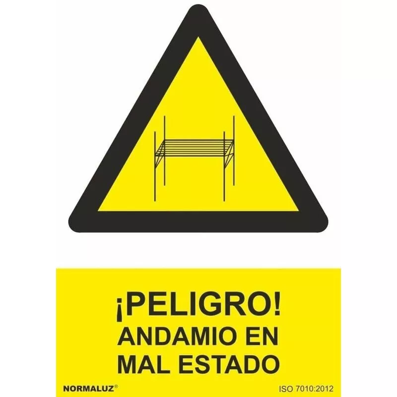 Señal ¡Peligro! Andamio En Mal Estado Con Tintas Uv | 200 X 300 Mm - Adhesivos De Vinilo En Oferta Señal ¡Peligro! Andamio En Mal Estado Con Tintas Uv | 200 X 300 Mm - Adhesivos De Vinilo Barato