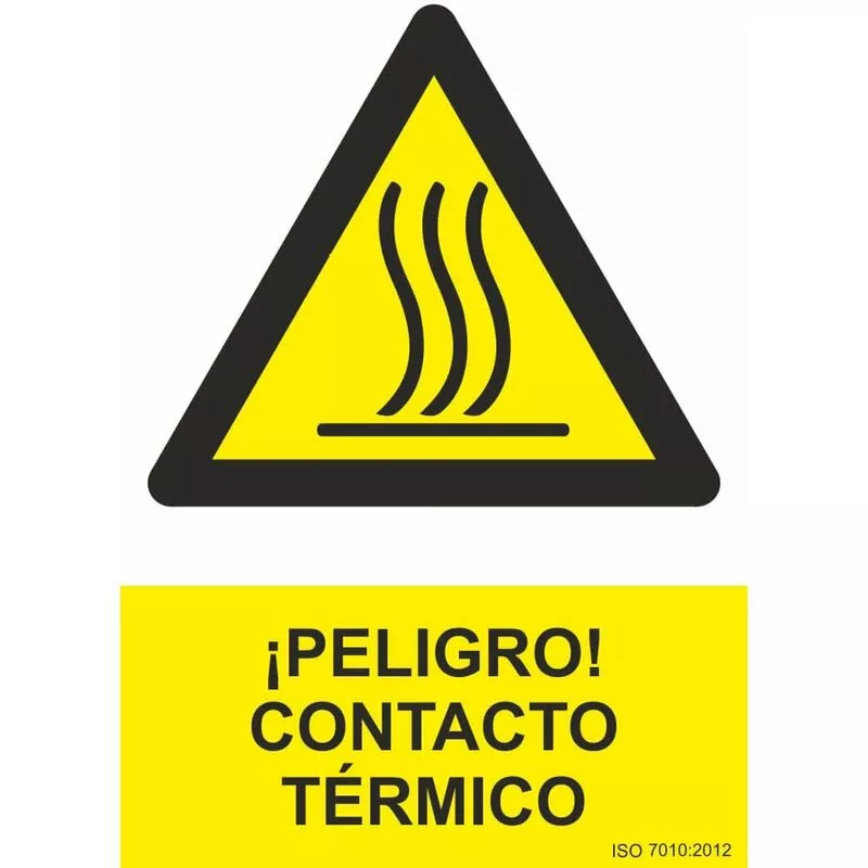 Señal ¡Peligro! Contacto Térmico Con Tintas Uv | 300 X 400 Mm - Pvc Glasspack 0'7 Mm En Oferta Señal ¡Peligro! Contacto Térmico Con Tintas Uv | 300 X 400 Mm - Pvc Glasspack 0'7 Mm Barato