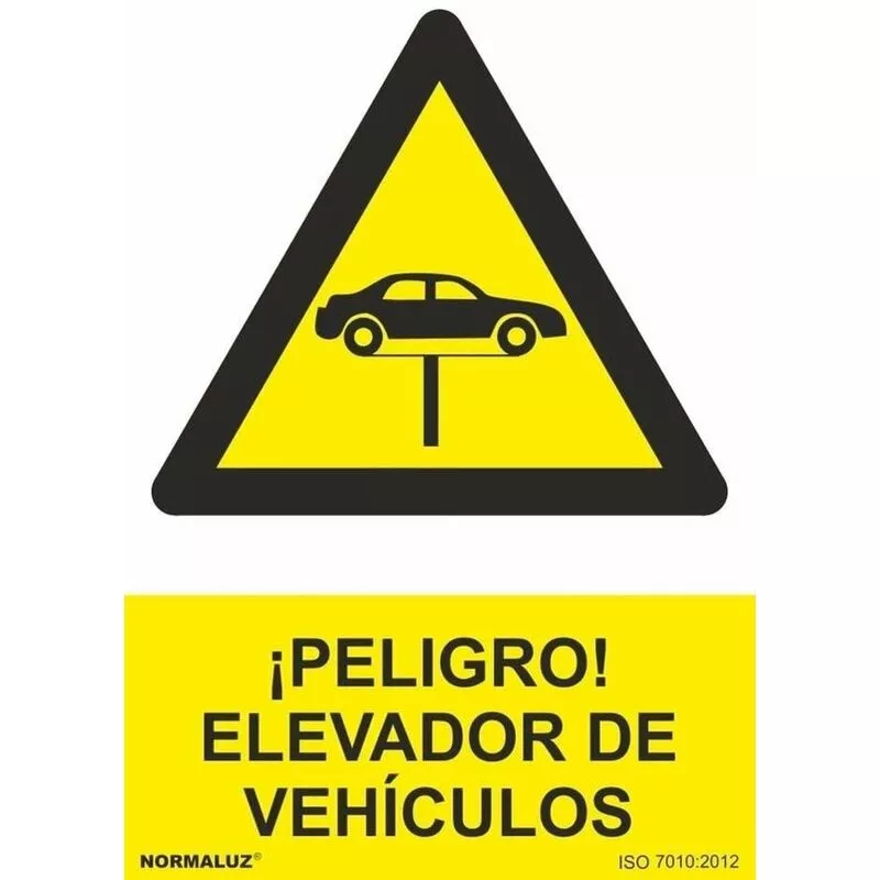 Señal ¡Peligro! Elevador De Vehículos Con Tintas Uv | 210 X 300 Mm - Aluminio 0'5 Mm En Oferta Señal ¡Peligro! Elevador De Vehículos Con Tintas Uv | 210 X 300 Mm - Aluminio 0'5 Mm Barato