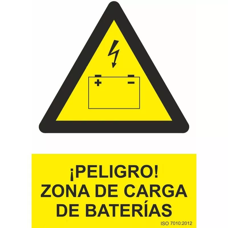 Señal ¡Peligro! Zona De Carga De Baterías Con Tintas Uv | 300 X 400 Mm - Pvc Glasspack 0'7 Mm En Oferta Señal ¡Peligro! Zona De Carga De Baterías Con Tintas Uv | 300 X 400 Mm - Pvc Glasspack 0'7 Mm Barato